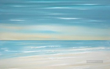 Paisajes Painting - playa oceano onda resumen marina